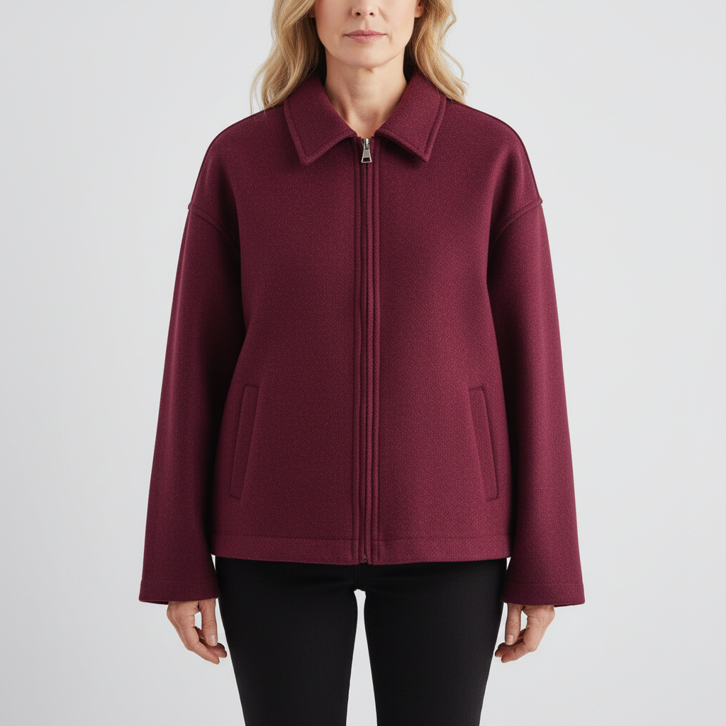 Image of Phoebe | Women's Zip-Up Relaxed Fit Jacket