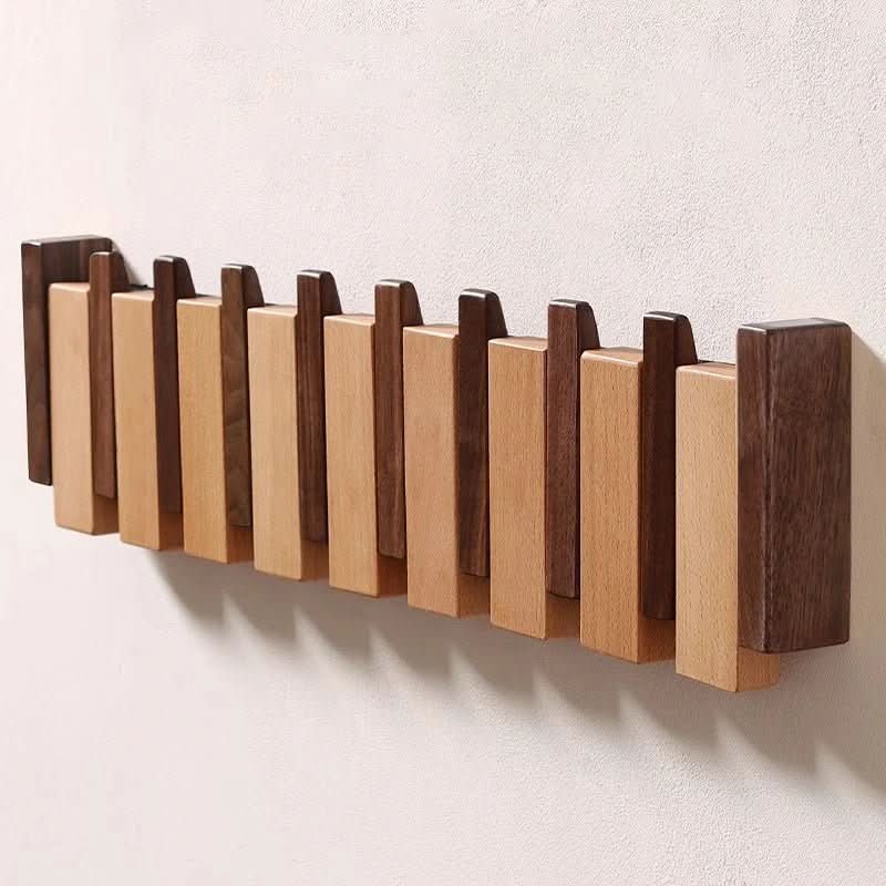 PIANOWOOD – Handmade Wall Coat Rack in Piano Style