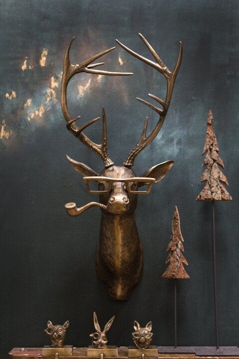Playful Animal Head Wall Decoration - WallCritters