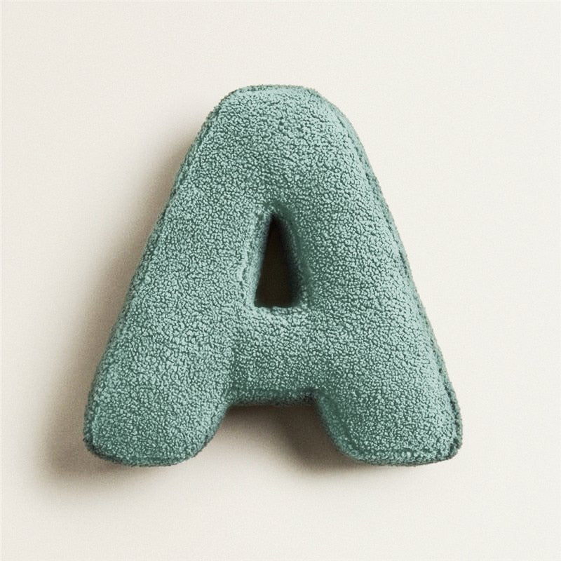 Plush Letter Pillow - Soft Letter Pillow for Bedroom and Children's Room