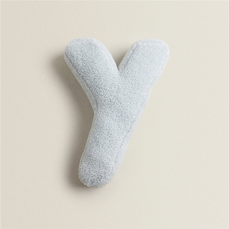 Plush Letter Pillow - Soft Letter Pillow for Bedroom and Children's Room