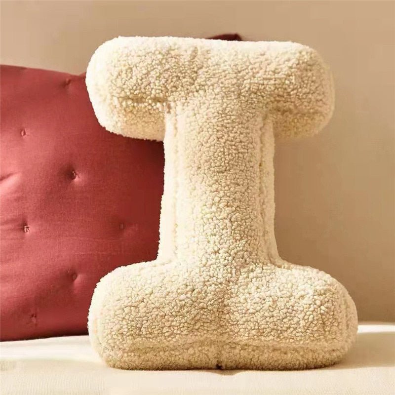 Plush Letter Pillow - Soft Letter Pillow for Bedroom and Children's Room