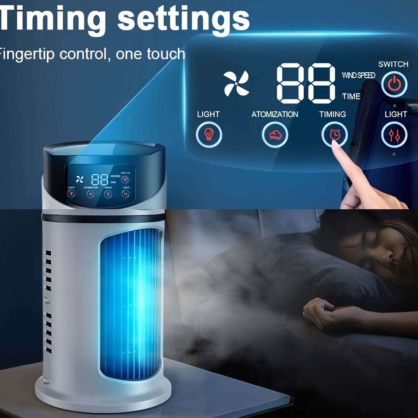 Portable Mist Fan for Ultimate Summer Comfort