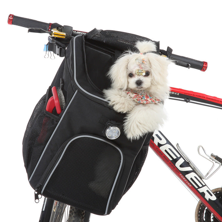 Portable Polyester Pet Backpack, Up to 6 lbs