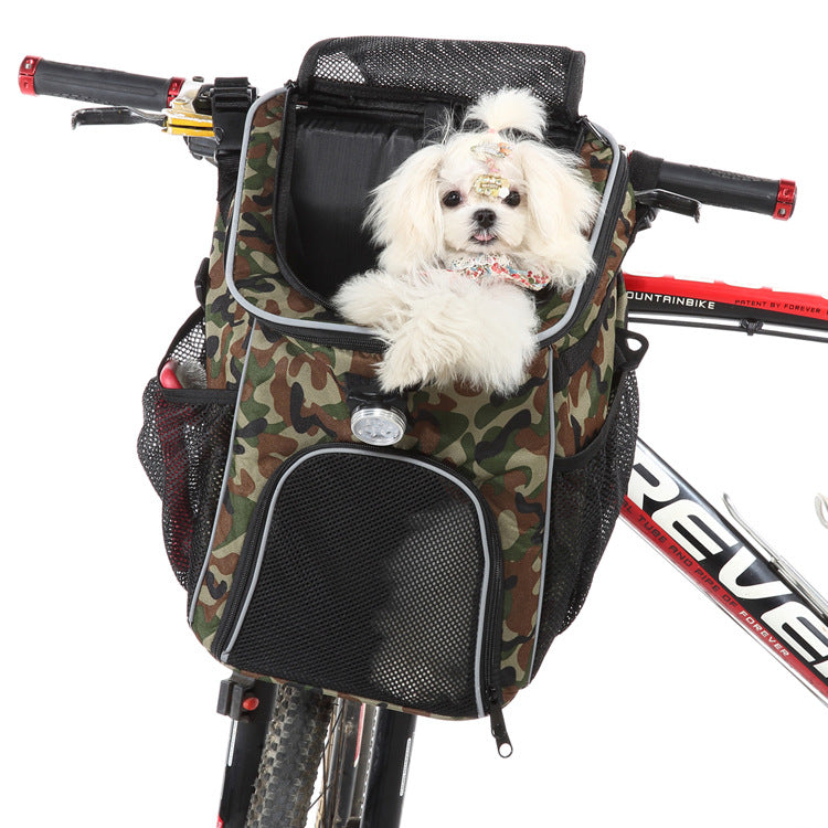 Portable Polyester Pet Backpack, Up to 6 lbs
