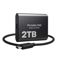 Compact External SSD with High-Speed Data Transfer