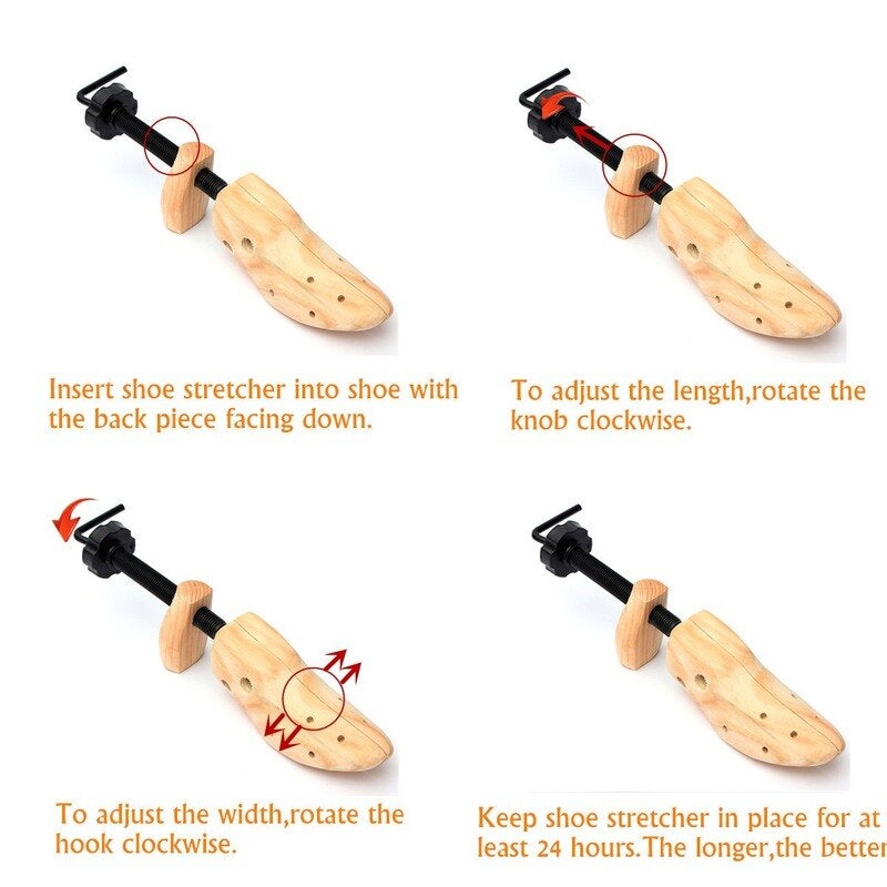 Professional Shoe Stretcher | Expands Length & Width | with Bunion Plugs
