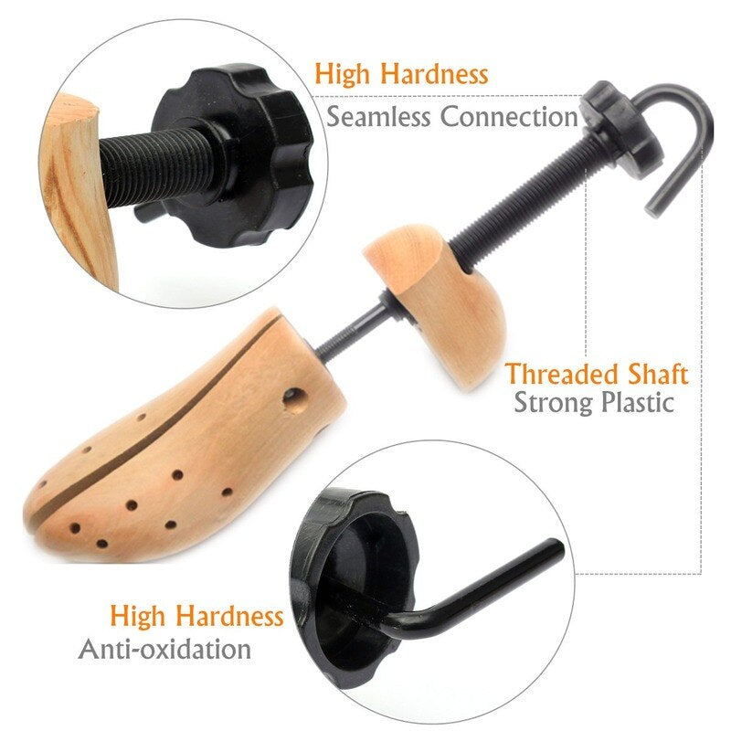 Professional Shoe Stretcher | Expands Length & Width | with Bunion Plugs