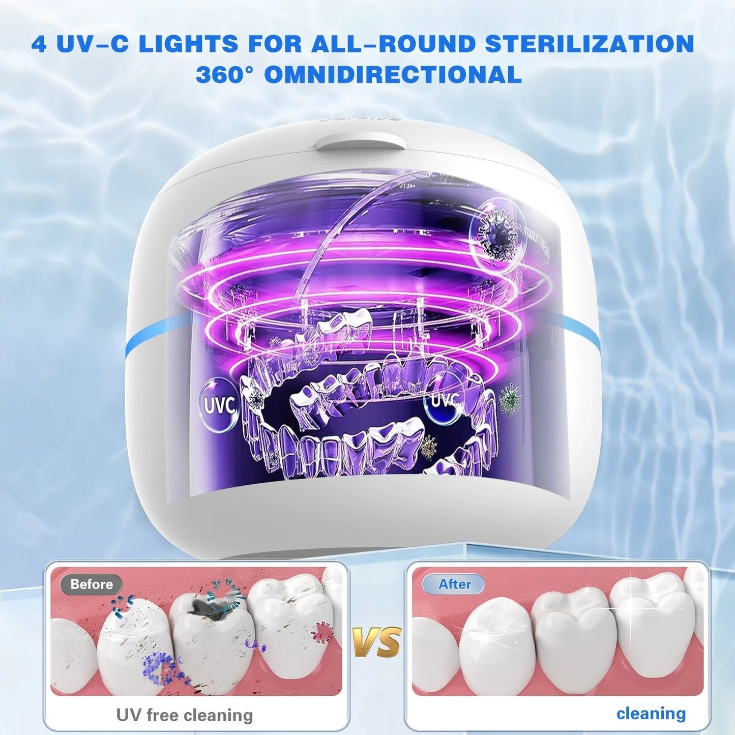 PureVive Ultrasonic Dental Cleaner Pro for Appliances