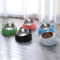 PurrfectAngle Angled Cat Bowl for Neck Comfort