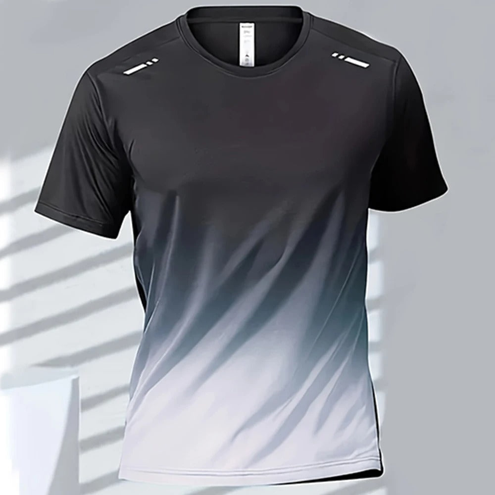 Quick-Drying Gradient T-Shirt for Men