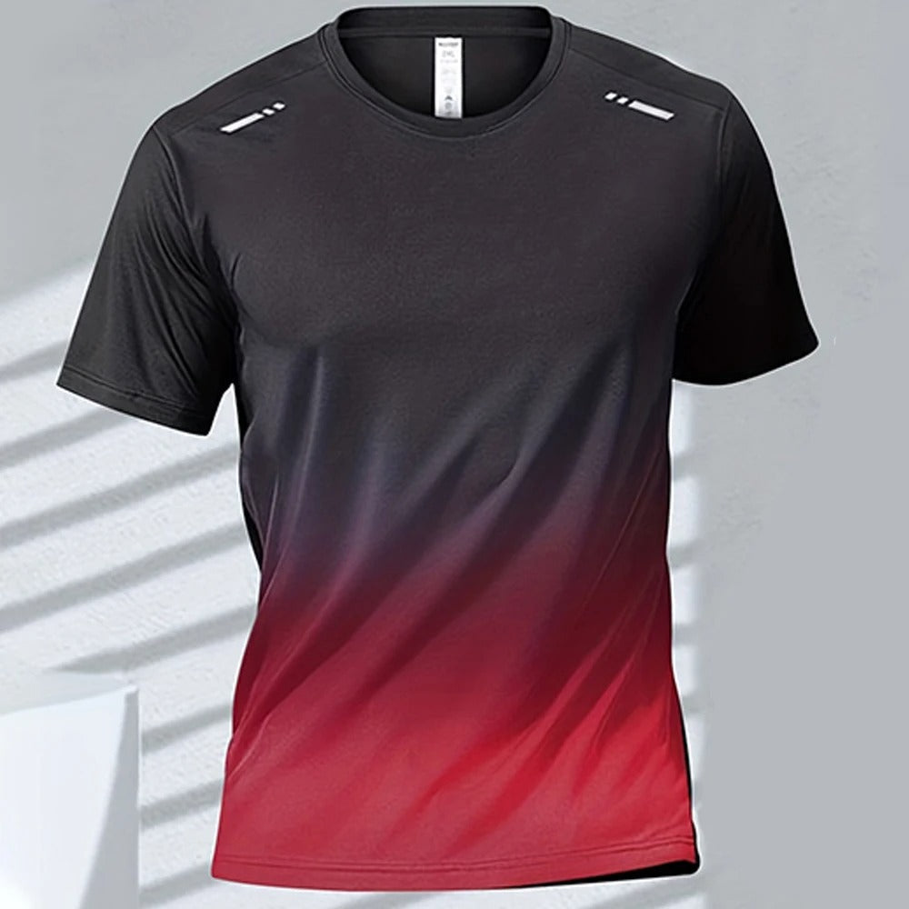 Quick-Drying Gradient T-Shirt for Men
