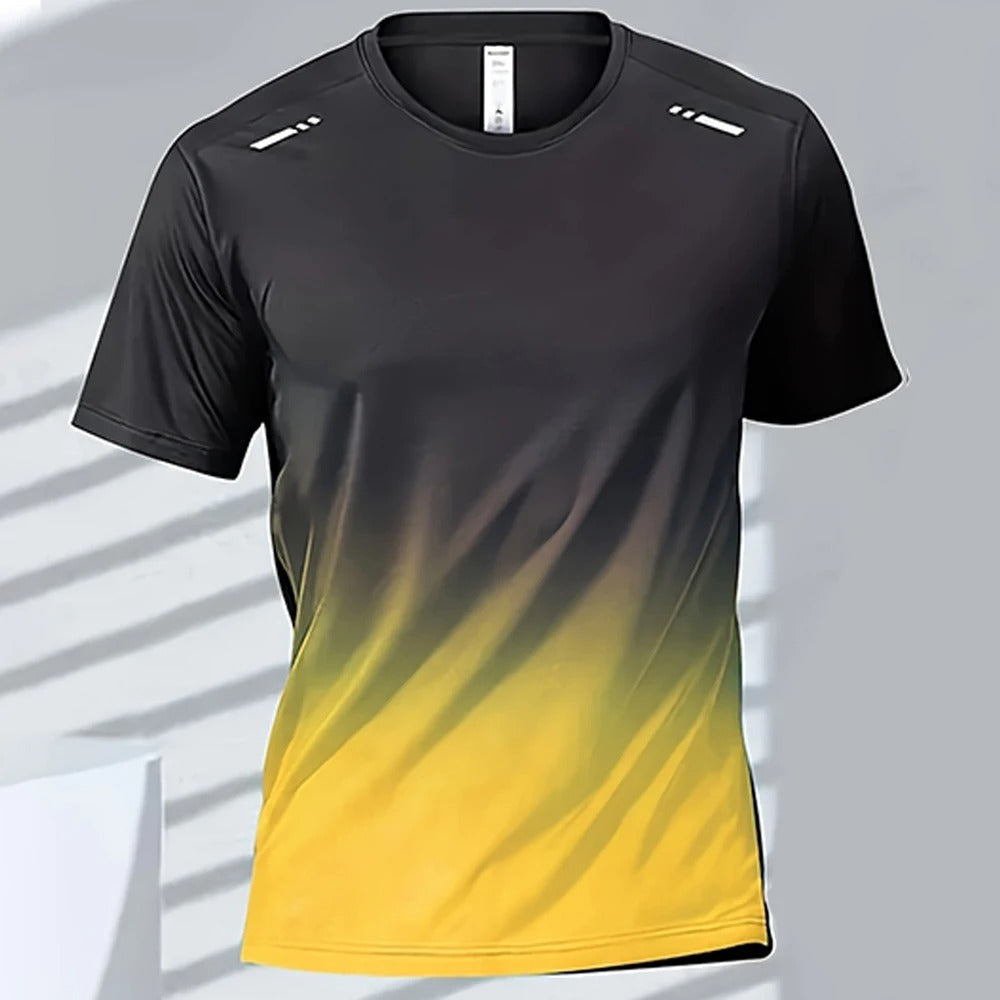 Quick-Drying Gradient T-Shirt for Men
