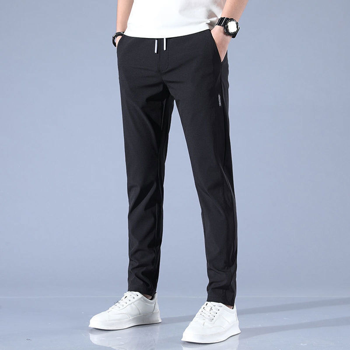Quick-Drying Pants with Drawstring