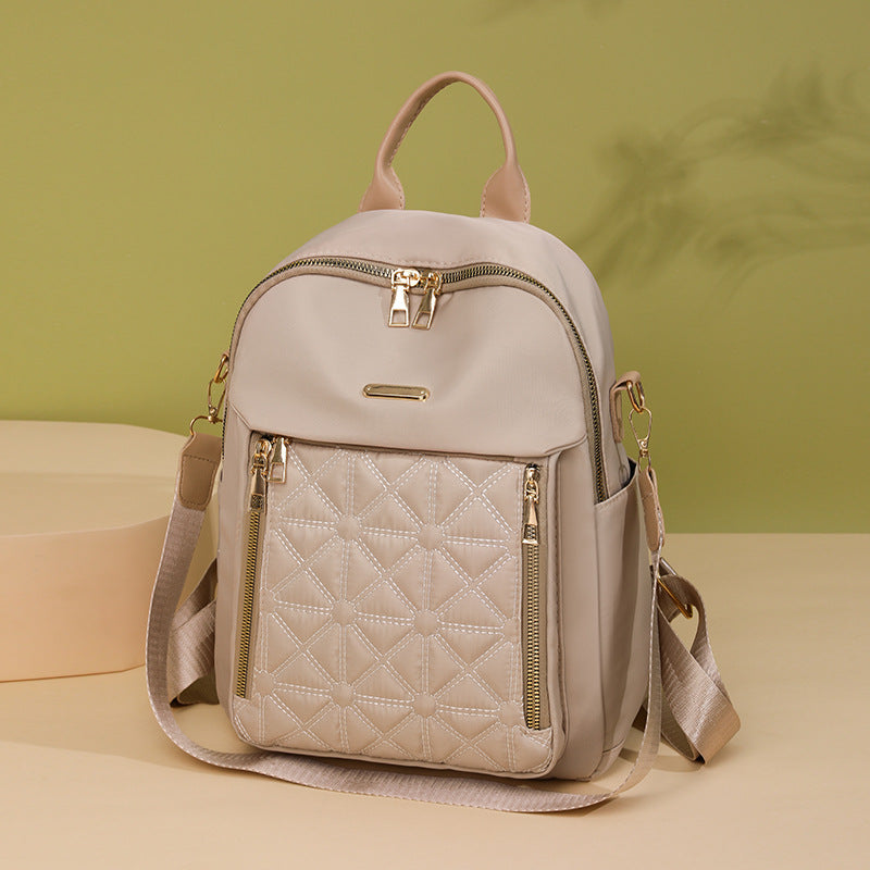 Quilted Multi-Compartment Backpack