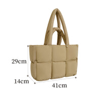 Quilted Puffer Tote Bag