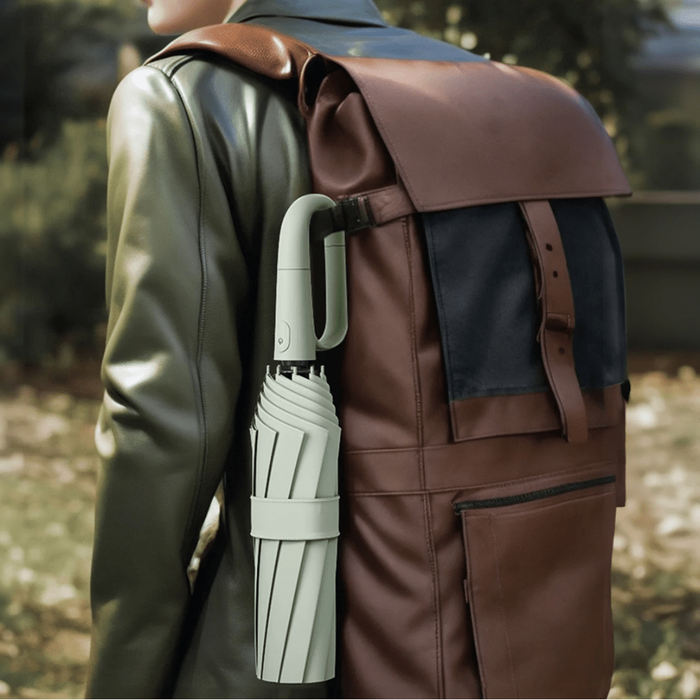 RAINLOCK – Automatic Compact Umbrella, Built for Strong Wind