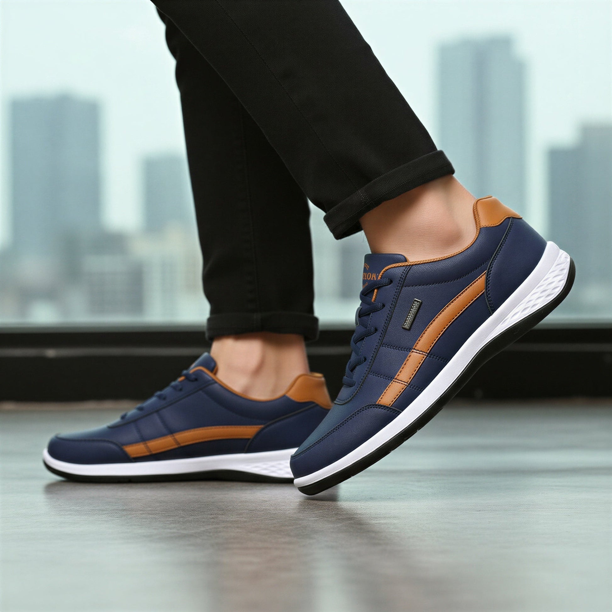 Image of Randall | Men's Lace-Up Low Top Sneakers