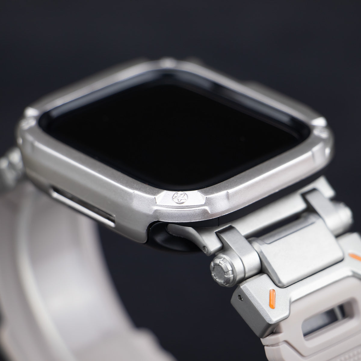 RavenTac Tactical Fluoro Rubber Strap + TPU/PC 2-in-1 Case for Apple Watch