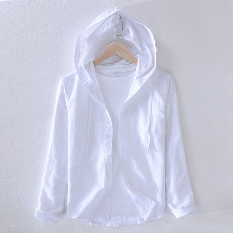 Image of Raymond | Men's Hooded Casual Shirt