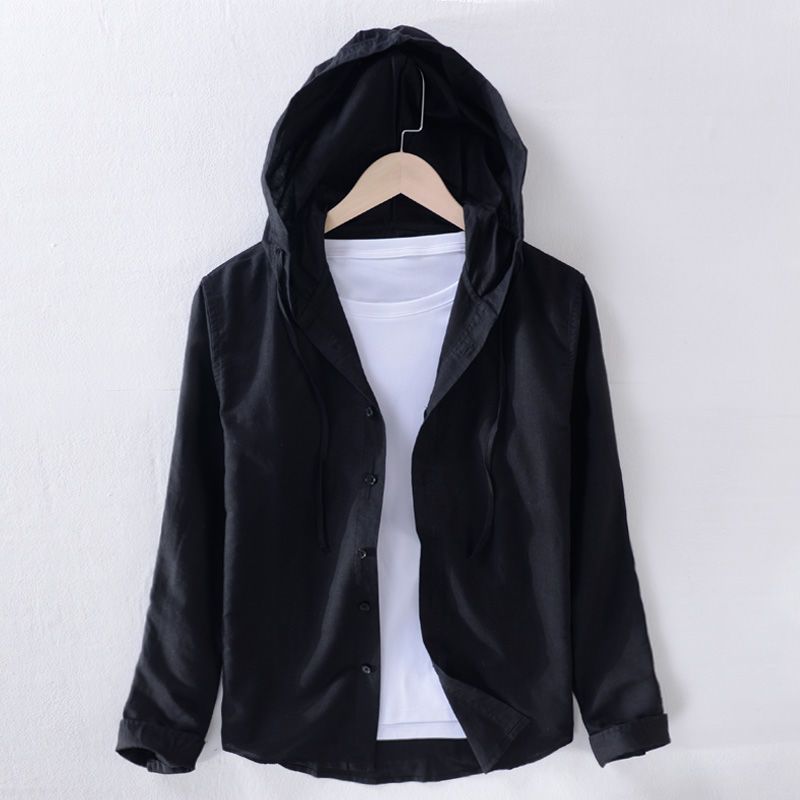 Image of Raymond | Men's Hooded Casual Shirt