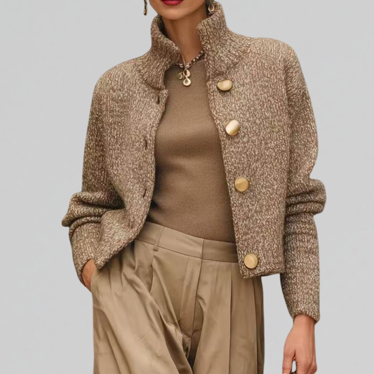 Image of Reagan | Women's Cropped Button Front Jacket