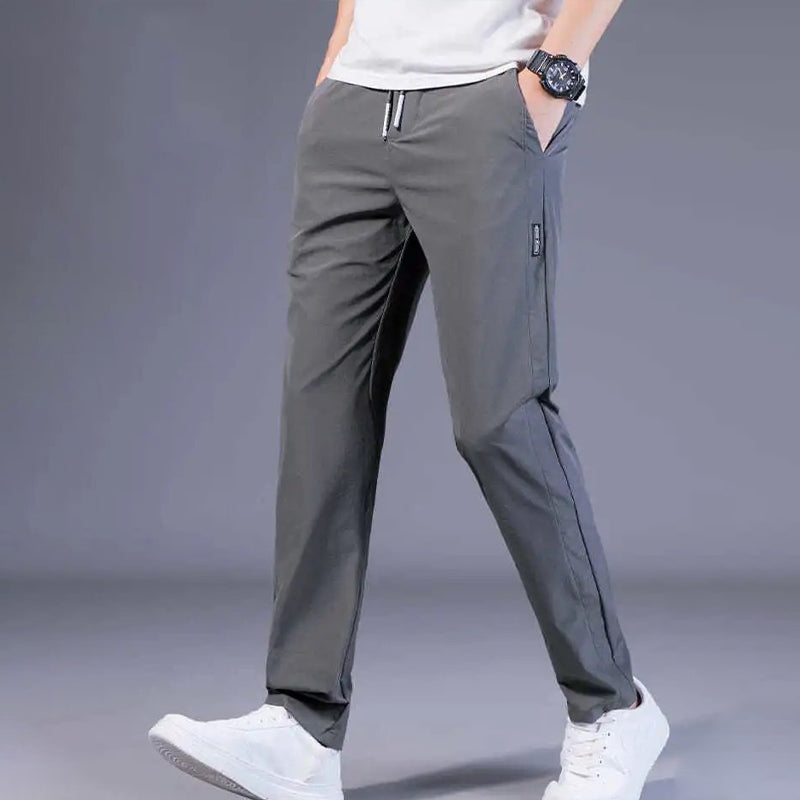 Image of Reid | Men's Slim-Fit Drawstring Casual Pants