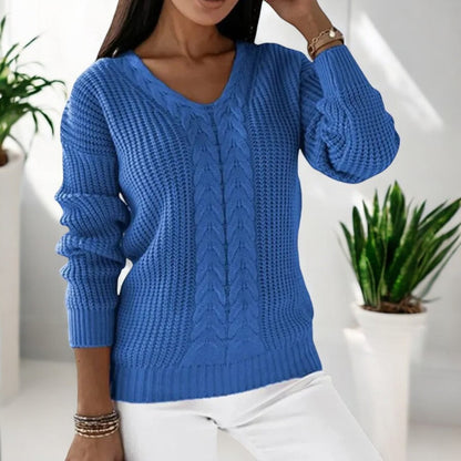 Relaxed-Fit Long-Sleeve Sweater