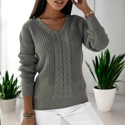 Relaxed-Fit Long-Sleeve Sweater