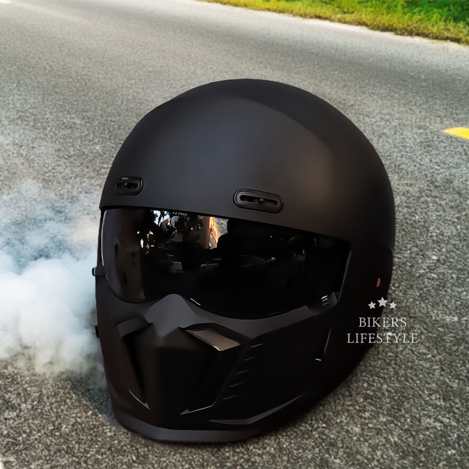 Retro Classic Motorcycle Helmet DOT And ECE Approved Timeless Look