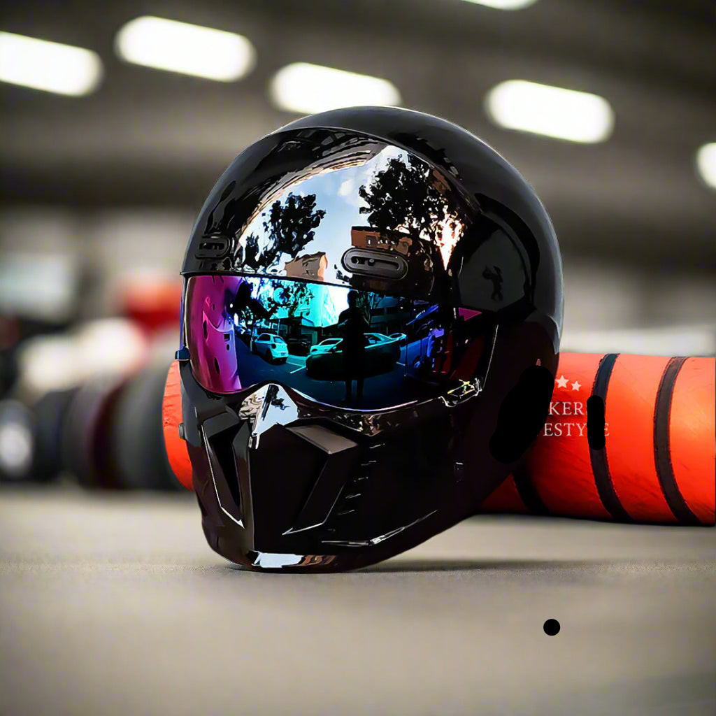 Retro Classic Motorcycle Helmet DOT And ECE Approved Timeless Look