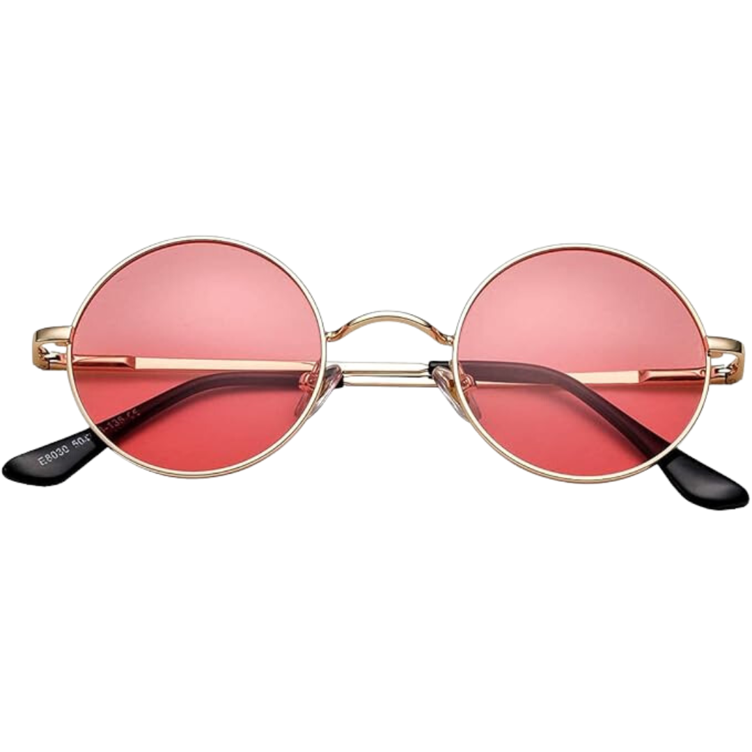 Retro Round Polarized Sunglasses - Lenno
