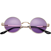 Retro Round Polarized Sunglasses - Lenno