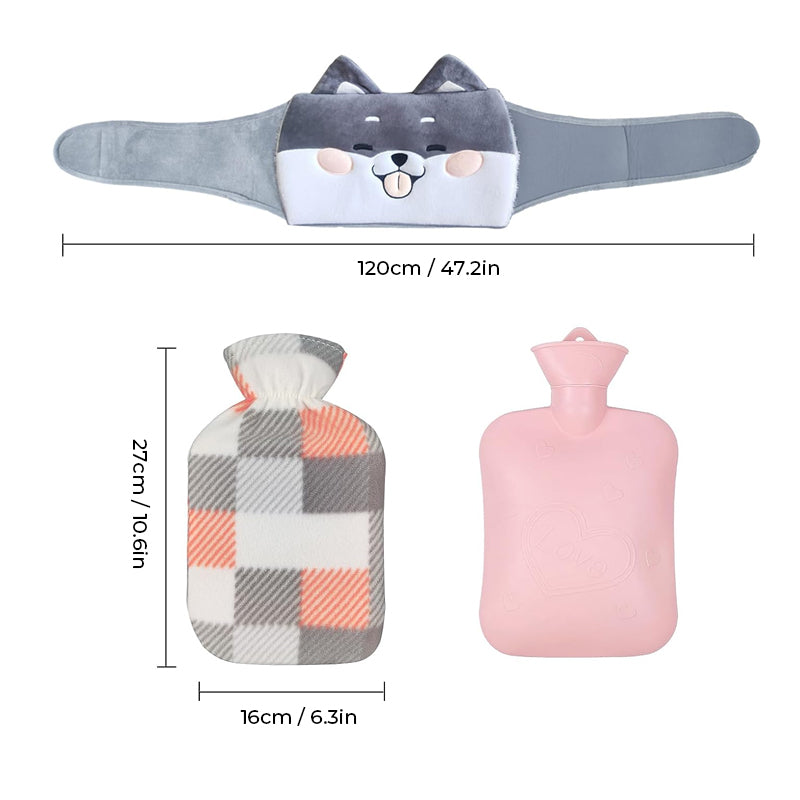 Reusable Plush Heating Pad Belt