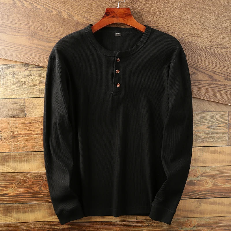 Image of Ricky | Men's Long Sleeve Casual T-Shirt