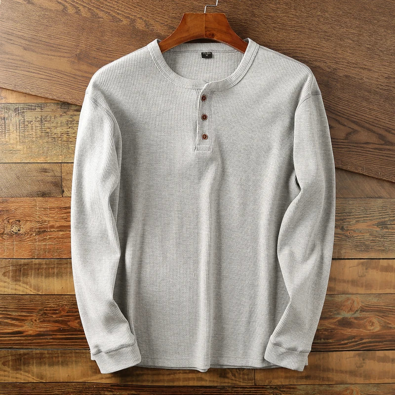 Image of Ricky | Men's Long Sleeve Casual T-Shirt