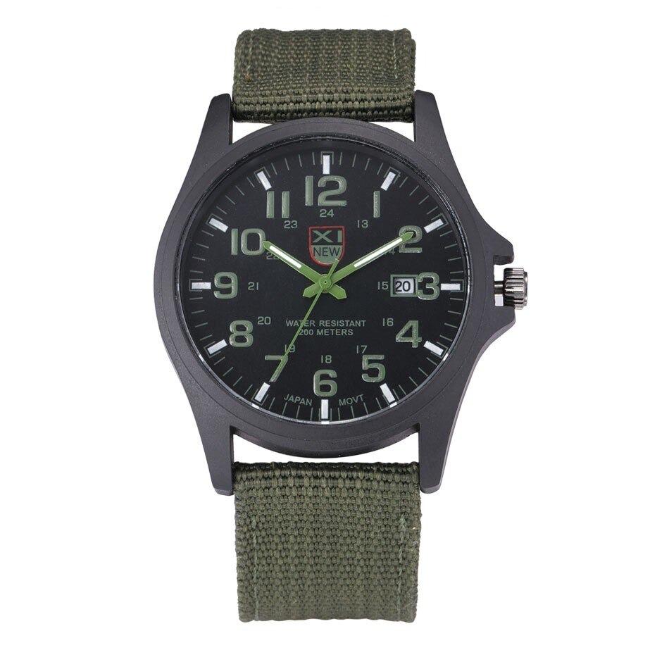 Robust Tactical Military Watch - Durable Army-Style Wristwatch for Outdoor Adventures