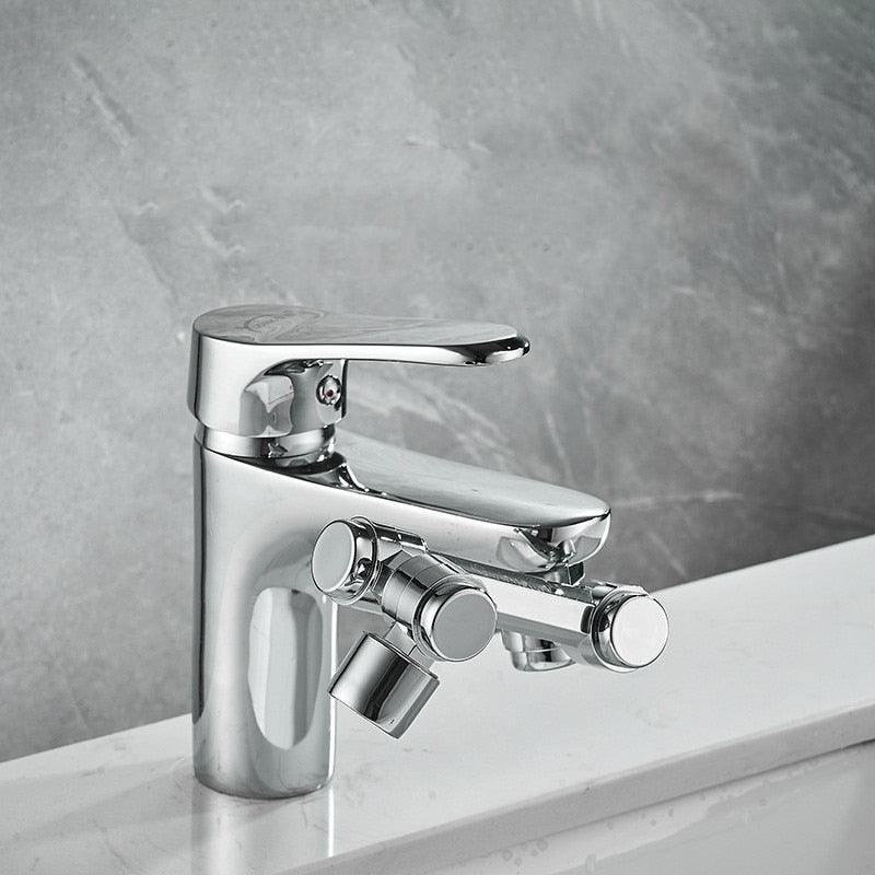 Rotating Faucet Extender – 1080° Rotation & 2 Spray Modes – Copper & ABS Kitchen & Bathroom Accessory