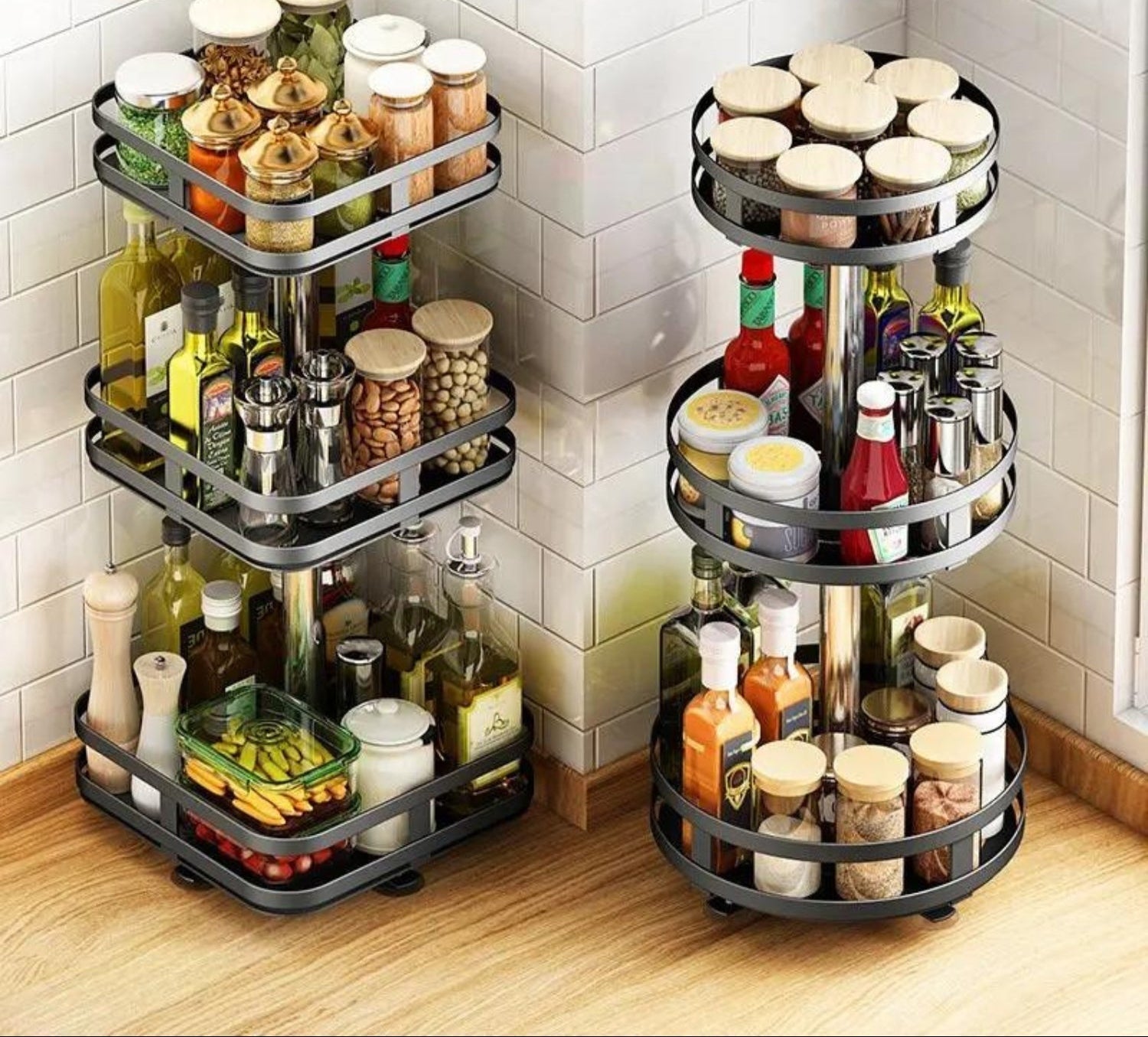 Rotating Storage Shelf - TwistRack 360°