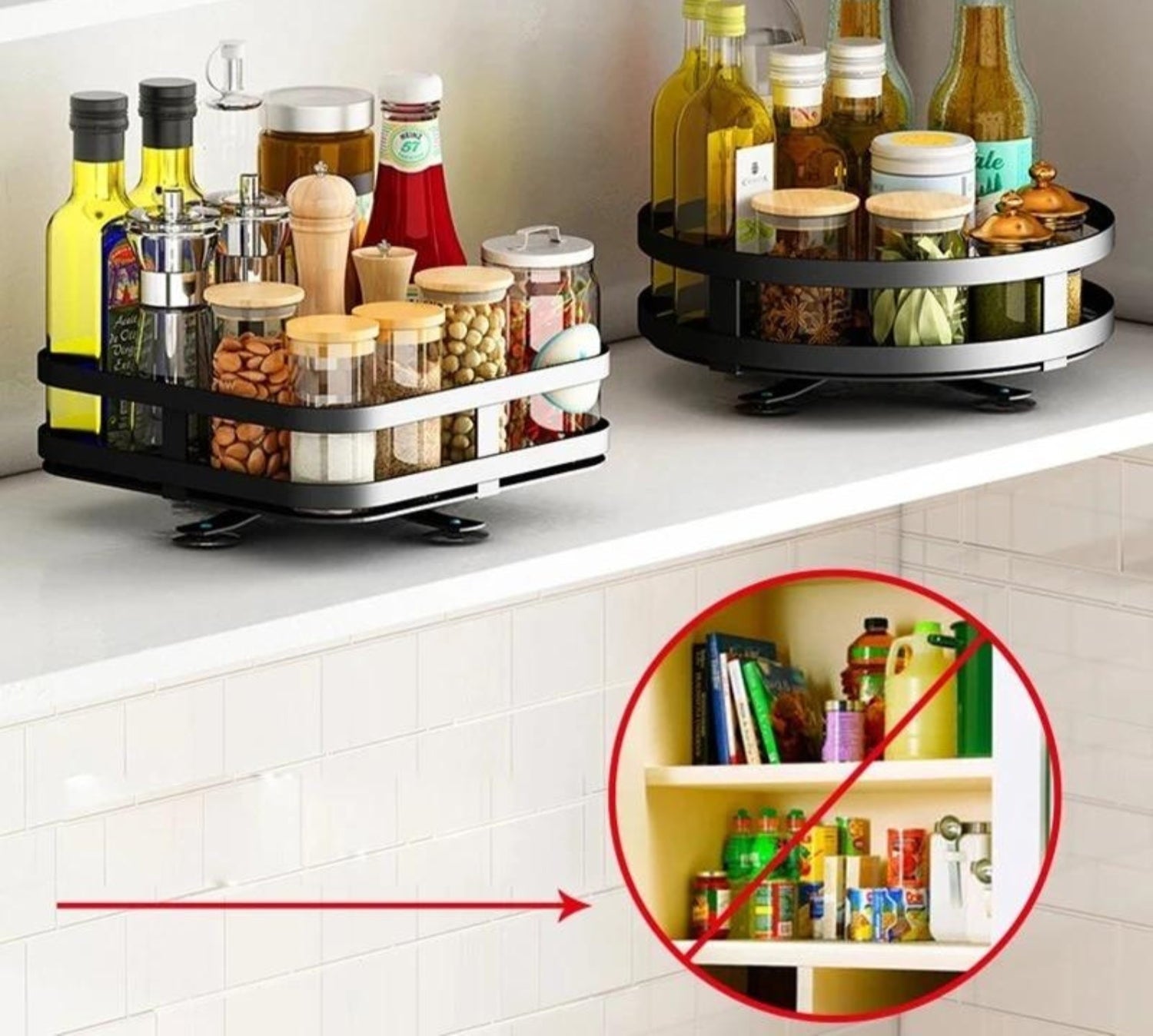 Rotating Storage Shelf - TwistRack 360°