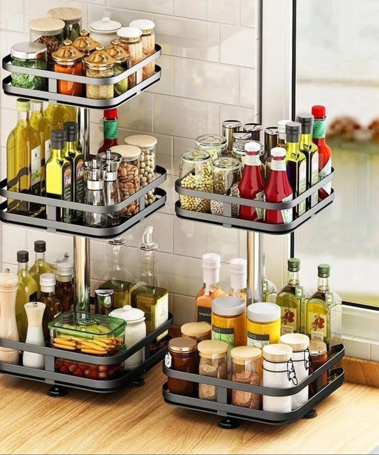 Rotating Storage Shelf - TwistRack 360°