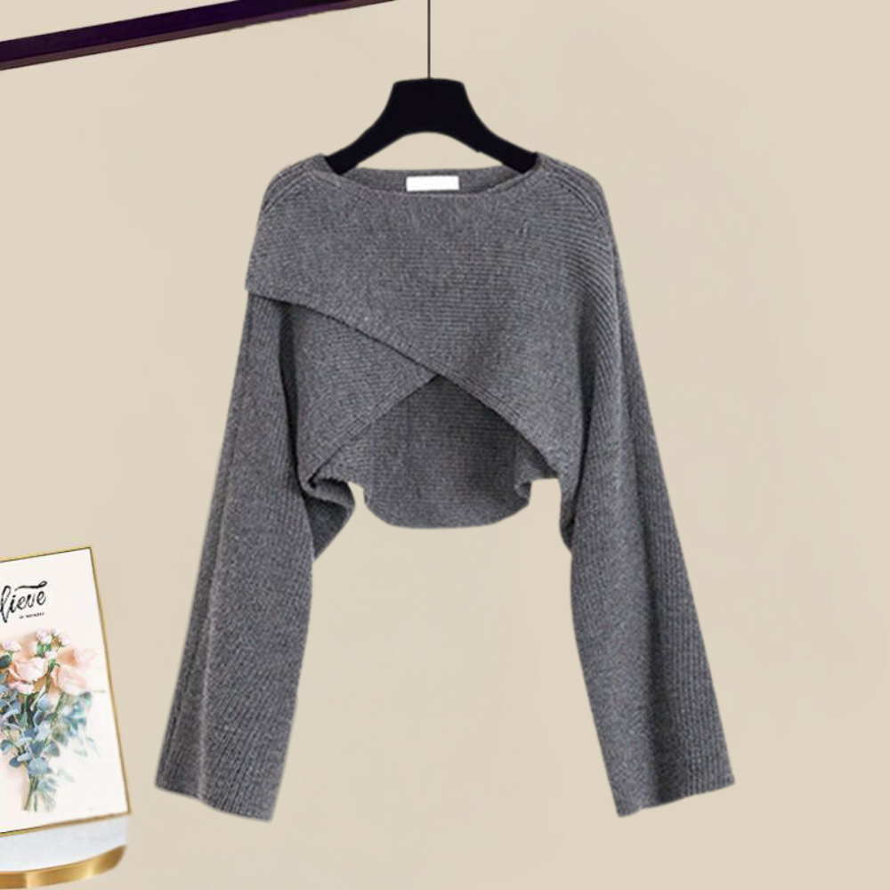 Image of Roxanne | Women's A-Line Midi Dress Two-Piece Set