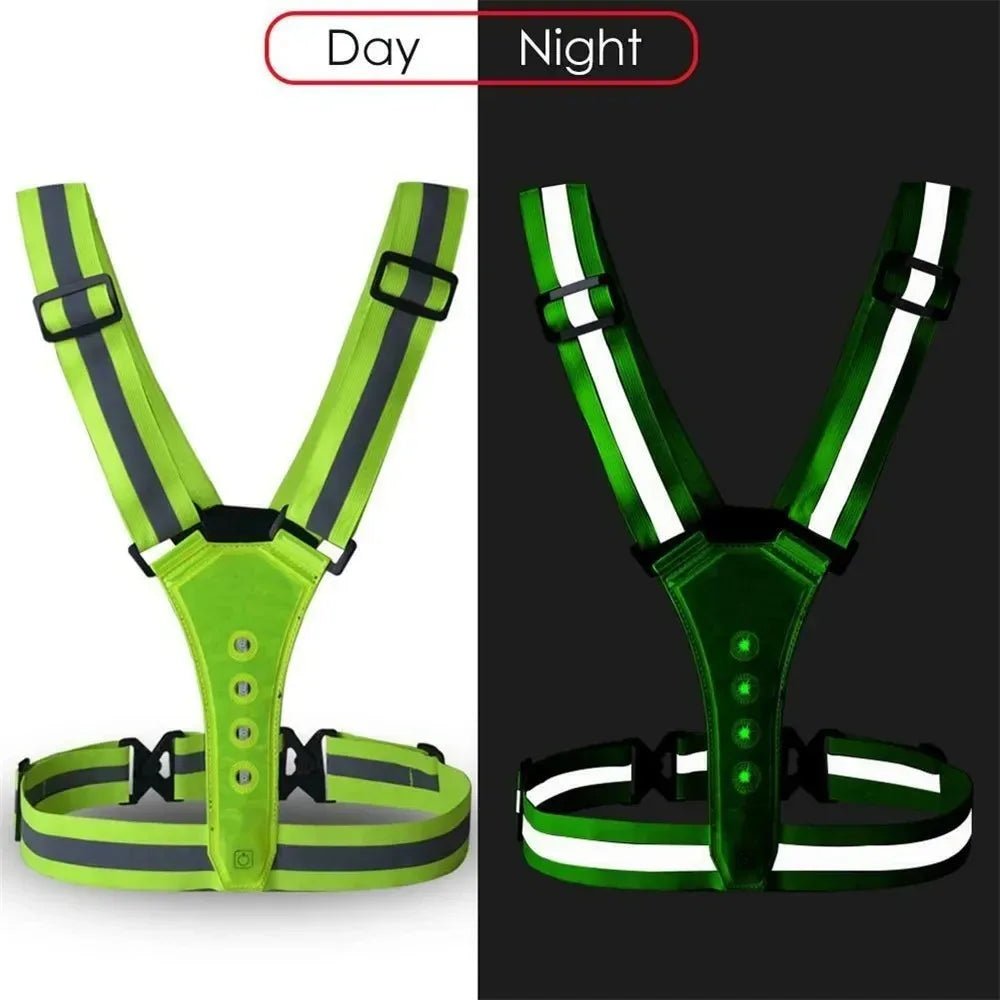 RUNSPARK – Adjustable LED Vest – 3 Modes for Safe Night Training