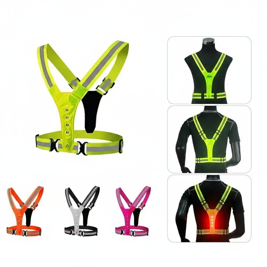 RUNSPARK – Adjustable LED Vest – 3 Modes for Safe Night Training
