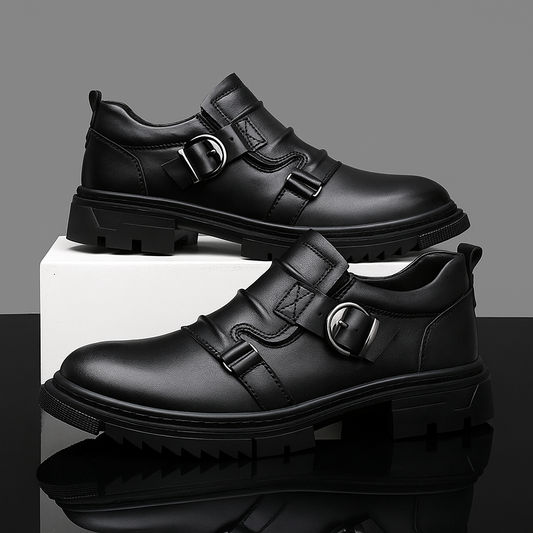 Image of Ryan | Men's Buckle Lug Sole Dress Shoes