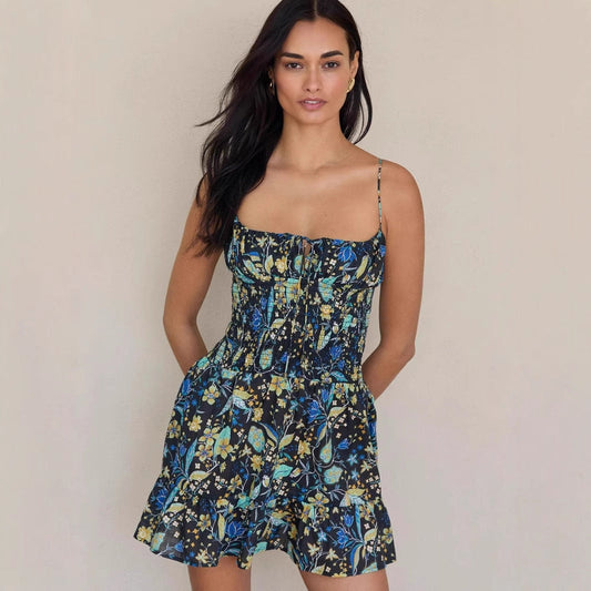 Image of Sadie | Women's Spaghetti Strap Mini Dress