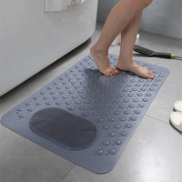 SafeGrip Shower Mat | Anti-Slip Bath Mat with Foot Exfoliator