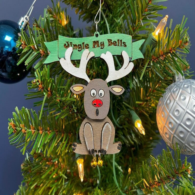 Santa Bell Hanging Ornament