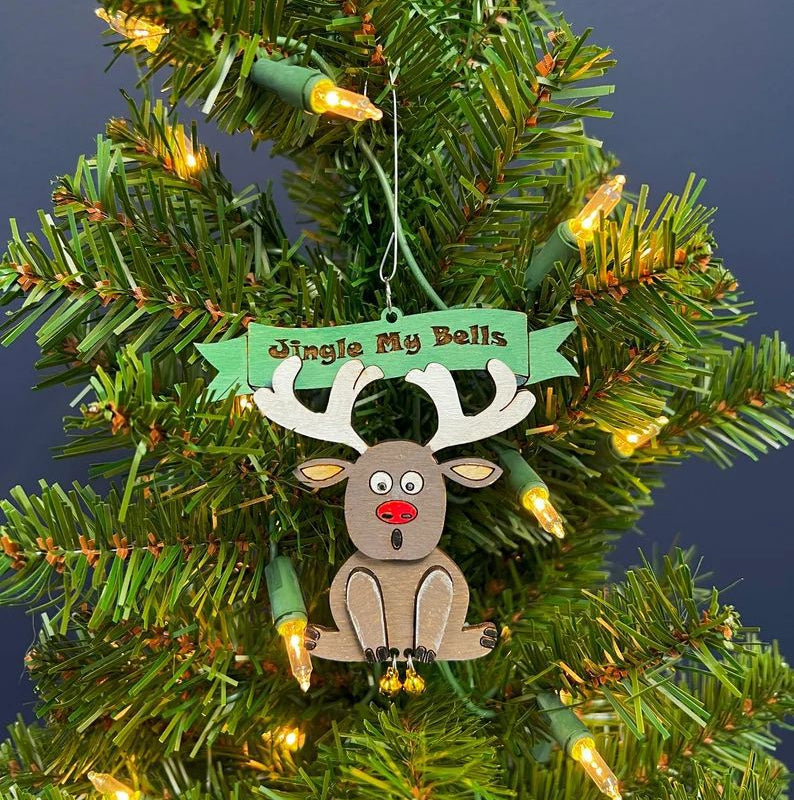 Santa Bell Hanging Ornament