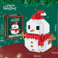 Santa & Friends Mini Building Kit – Christmas Stocking Stuffer for Kids and Adults